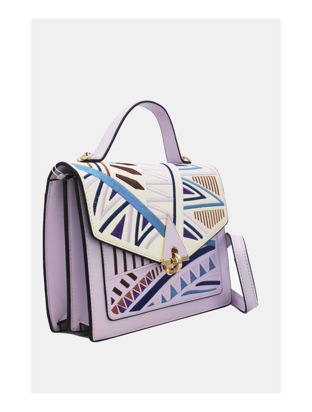 Sac à main brodé style ethnique