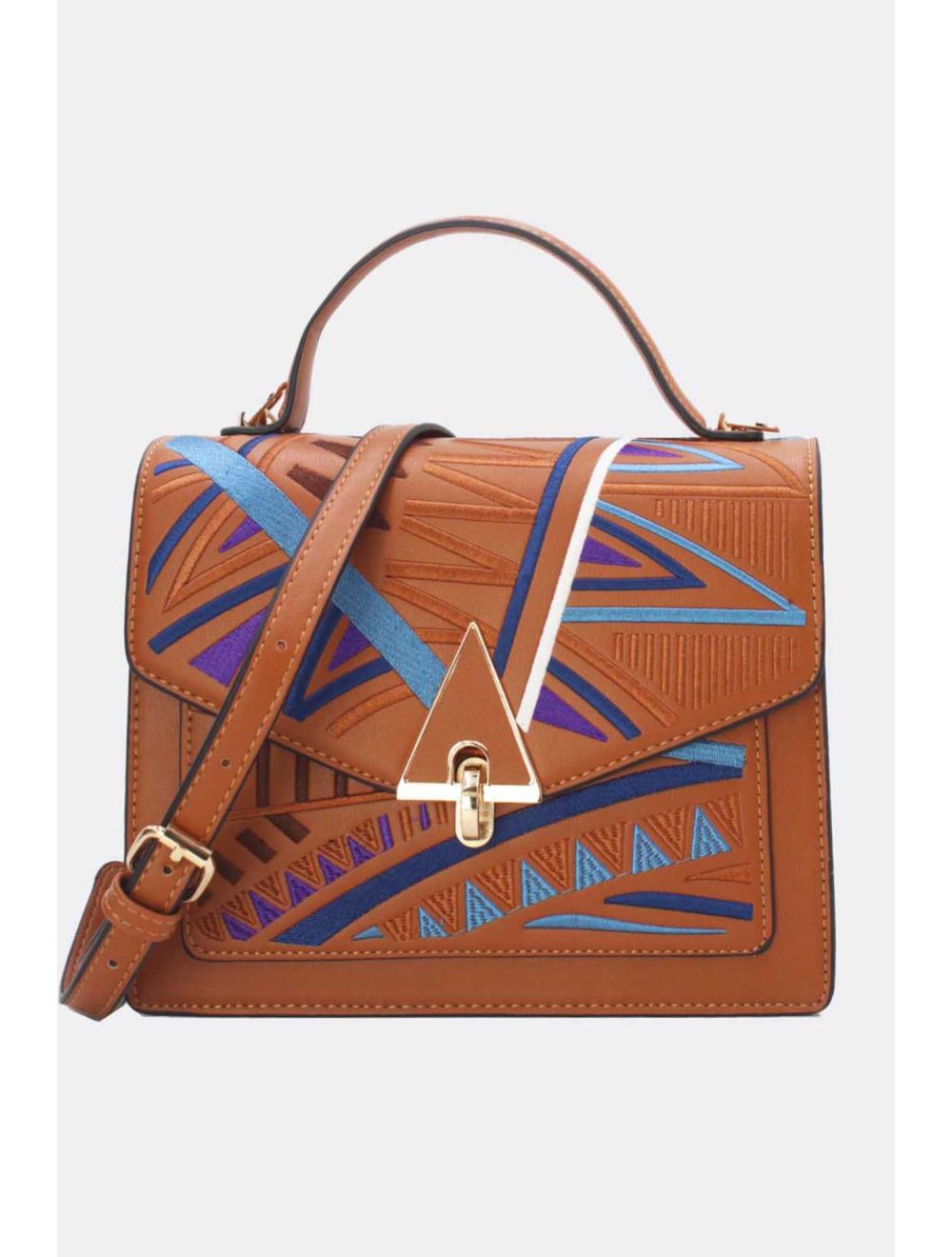 Sac à main brodé style ethnique